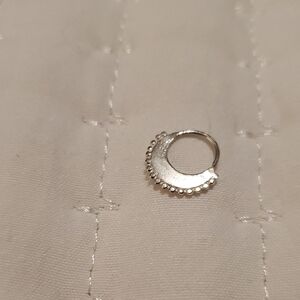 Boho Silver Plated Nose Ring